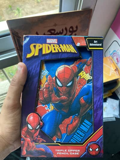 Spider Man Marvel Tripple Zipper Pencail Case