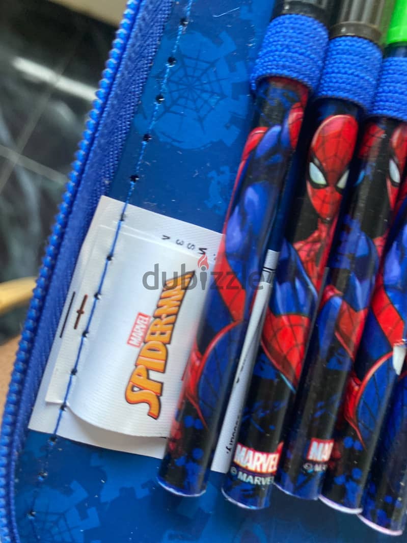 Spider Man Marvel Tripple Zipper Pencail Case 5