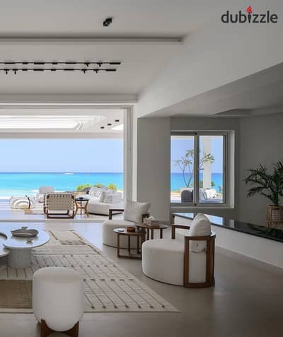 Ready to move Finished villa sea view in Beit Al Bahr Sidi Heneish next to Silver Sands and Marsa Baghush near Al Mazah Bay