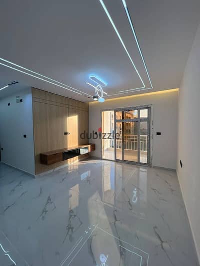 Apartment for sale double view facing the widest landscape area in Mostakbal City with 12-year installment plan next to Privado Madinaty