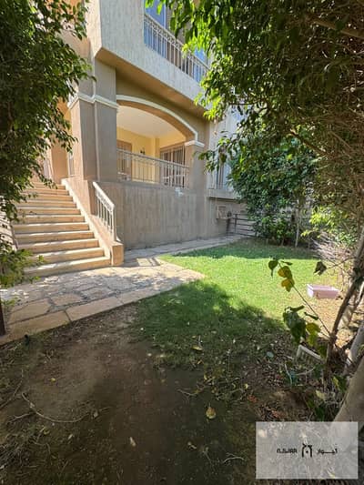 Apartment for sale in B2 – Ground floor with a garden Cash payment; overlooks a very large wide garden and the floodway (Magra Al-Seil) view Area: 190