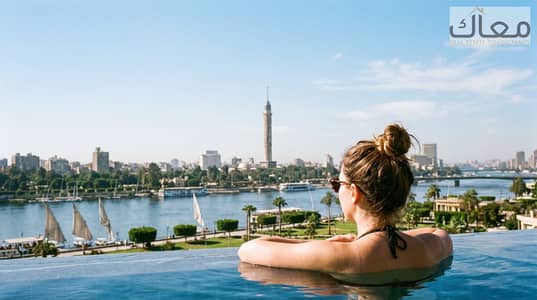 Fully Finished Hotel Unit on the Nile in the Heart of Cairo, Fully Furnished and Air-Conditioned, Located in One of the Most Sought-After Areas by Tou