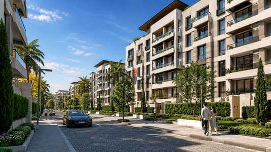 شقة 177م - 3 غرف في Seven Residence الشيخ زايد الجديدة بجوار بيفرلي هيلز - مقدم 10% وتقسيط 10 سنين
