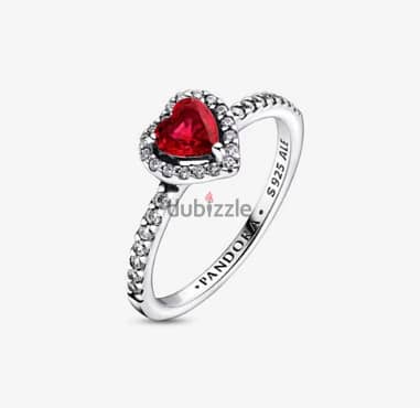 original limited edition valentine's day red pandora ring from dubai