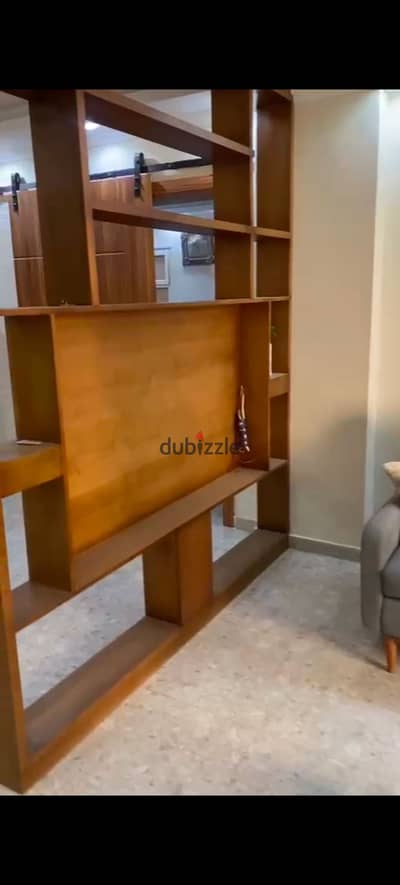 For rent, furnished, for families only, first floor, air-conditioned, large area, fully equipped, for families only, long-term