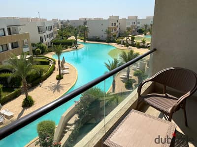 Chalet with two distinguished rooms in Azha, Sokhna, directly on the lagoon