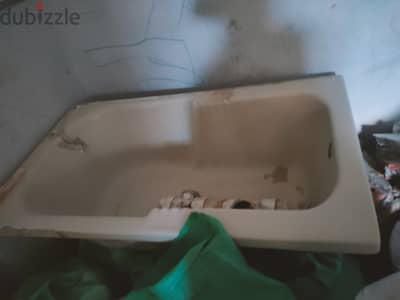 طقم حوض قاعدة وحوض وبانيو