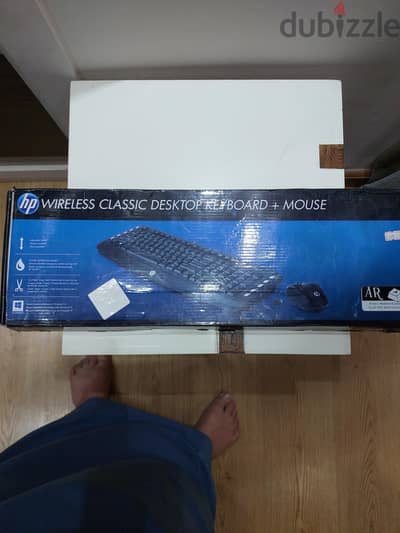 hp wireless classic desktop keyboard +   mouse