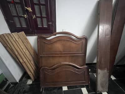 Brown bed used like new