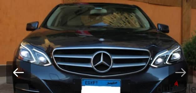 مرسيدس بنز  E 180 موديل 2016 فبريكه بالكامل بحاله المصنع بدون خدوش اعل