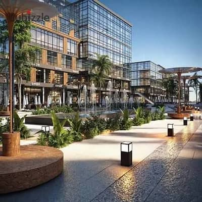 For Sale: 45 sqm office at The Ark West Mall, 6th of October, directly on Dahshour Link & Boulevard Axis. 10% down payment, installments up to 8 years