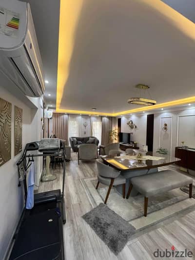 162 sqm apartment for sale in Al Rehab 2 Phase: 9 Floor: 2nd (with elevator) View: Square, garden, and street view Layout: 3 bedrooms (including a mas