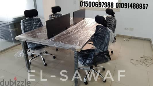 خلية عمل- ورك ستيشن خشبmdfاسباني-  اثاث مكتبي-work station- partiton