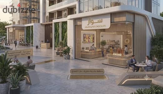 غرفة فندقية للبيع 39م إدارة فندقية Rotana بعقد رسمي سوار الشروق Swar Mall El Shorouk مقدم تعاقد409 ألف