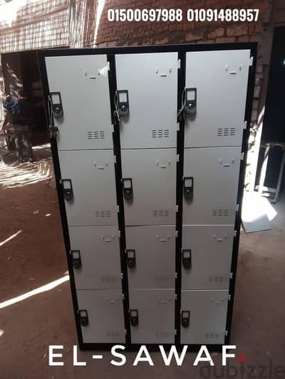 لوكر صاج -دولاب معدن _ وحدات تخزين_ دهان اليكتروستاتيك _ locker