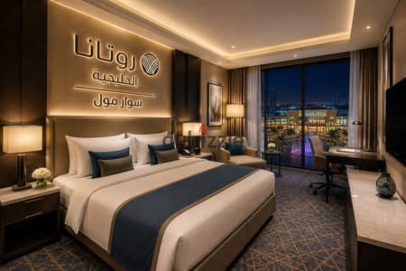 غرفة فندقية للبيع 27م إدارة فندقية Rotana بعقد رسمي سوار الشروق Swar Mall El Shorouk