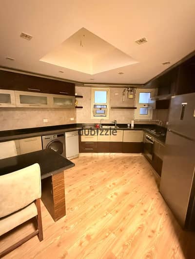 Apartment for rent furnished for sophisticated living in a distinguished location in Maadi Gardens Compound on the ring road directly next to Baron City close to all services and transportation and Carrefour ring road