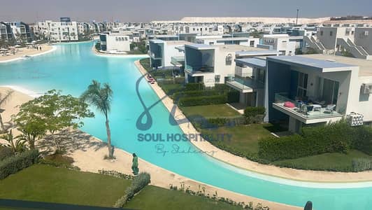 Lowest price penthouse  chalet for sale in Fouka Bay, direct on the lagoon, ready to move