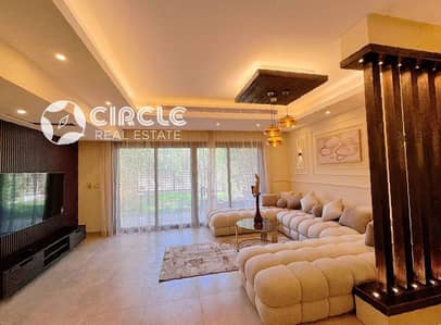 310m Furnished Villa Townhouse With Private Garden For Rent In Hyde Park Compound Fifth Settlement New Cairo Near AUC and Mivida Compound
