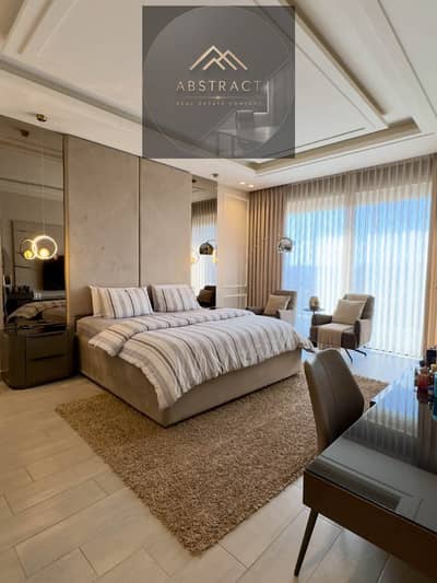 700,000 = Sea view and special cash discount! Double apartment in Golf Views in front of Cairo Airport for sale - in Al Rehab, First Settlement,