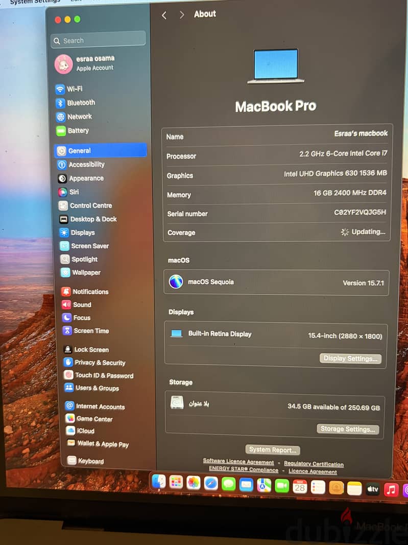 MacBook Pro 2018 4