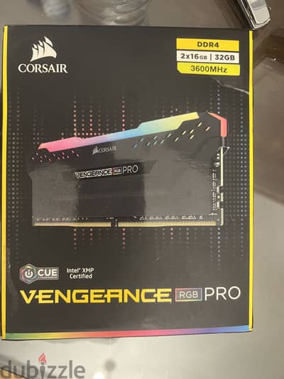 Corsair Vengeance RGB PRO 32GB (2×16GB) DDR4 3600MHz
