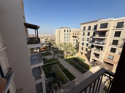 Opportunity for rent a very distinctive apartment with kitchen and air conditioning repeated floor with an open view of the landscape inside | Village West Compound - Sheikh Zayed