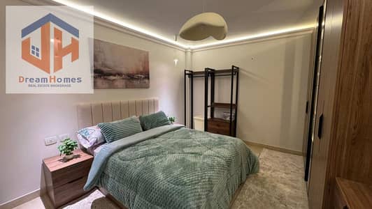 Furnished apartment for rent 107m in B12 Madinaty | Ultra Lux finishing with modern furniture