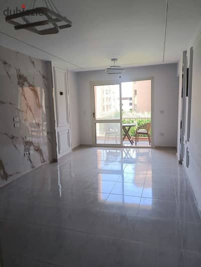 Apartment for rent, two empty bedrooms, a living room, a bathroom, and an air-conditioned kitchen in the New October Dega Compound