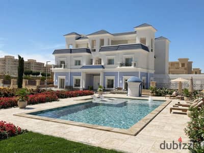 فيلا استاندالون فاخرة استلام فوري مع Private pool في التجمع الخامس امام مكتب النائب العالم للبيع بالتقسيط المريح بالقرب من تاج سيتي و الرحاب و ميفيدا