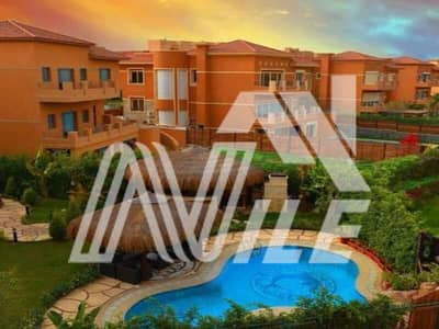 شقه للبيع فيو علي مساحات خضرا بموقع متميز في كمبوند جاليريا مون فالي - galleria moon valley
