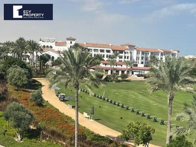 شالية للبيع في مراسي متشطب بالفرش بفيو مفتوح وموقع مميز جدا
