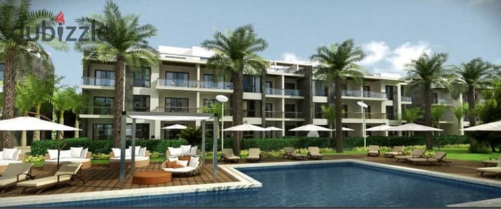 استلام سنه و نص اخر شاليه غرفتين للبيع فيو علي لاجون مباشرا في السخنه متشطب بالكامل بالتكيفات و الغاز