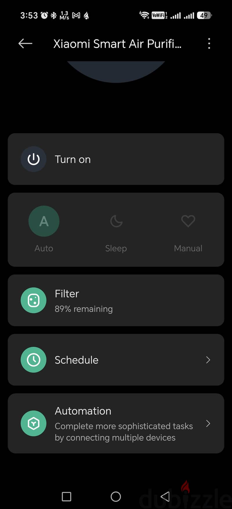 xiome smart air purifier 2