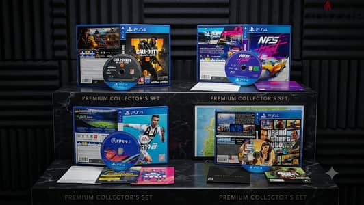 اسطوانات بلايستيشين (ps4) اصليه بااستعمال نظيف جدا