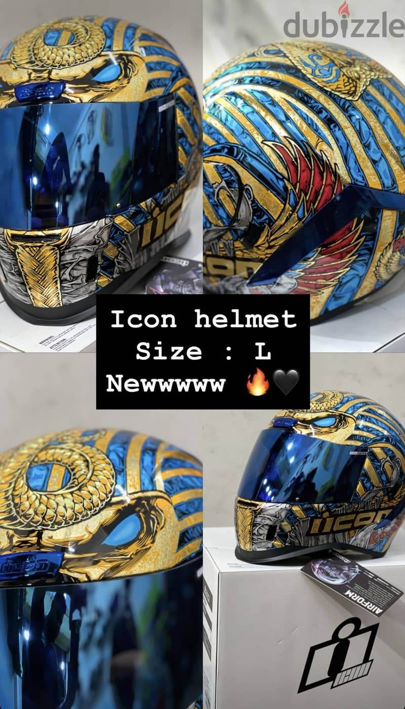 Pharaoh icon helmet 2