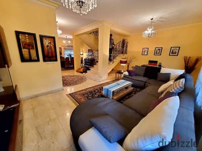 Luxurious Fully Furnished Twin Villa For Sale – Model H In rehab city with a unique location