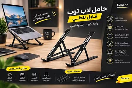 حامل  لاب توب للمكتب أو العمل
