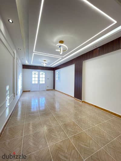 Apartment for sale in Al-Ajmi, Alexandria, Al-Nakhil Beach, next to services and shopping markets, distinguished residential and vacation location (3 rooms) registered with full facilities