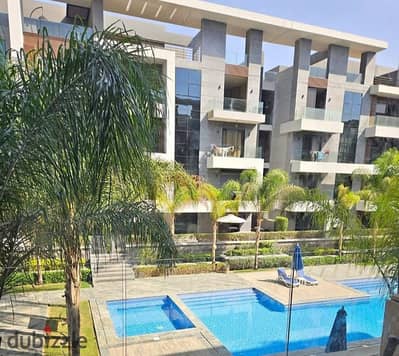شقة جاهزة للسكن بفيو حمام سباحة فى باتيو كازا بجانب كليوباترا بالاس والجامعة البريطانية Patio Casa