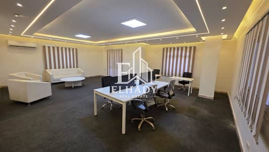 Furnished office space 220m for rent in Wireless Division, close to Nasr Street.
