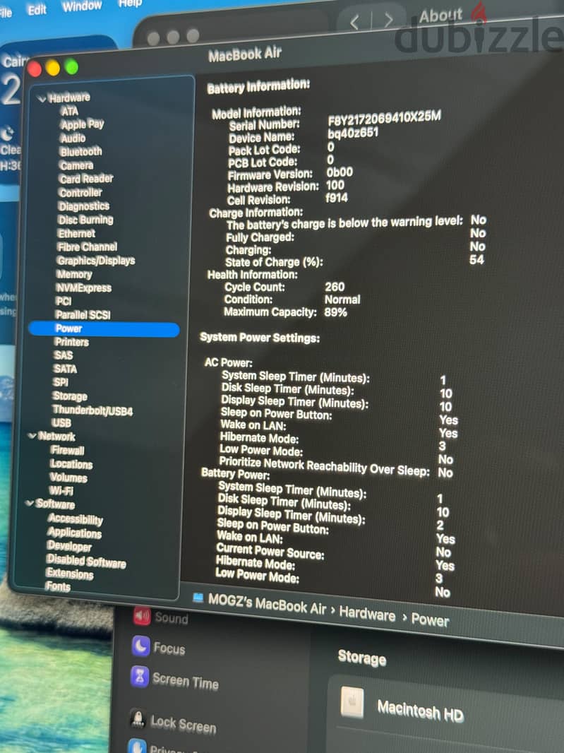 MacBook air m2 6