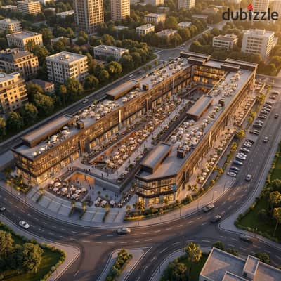 Own your commercial unit in El Nasr Square, Hadayek October, with just 30% down payment and extended payment plans.