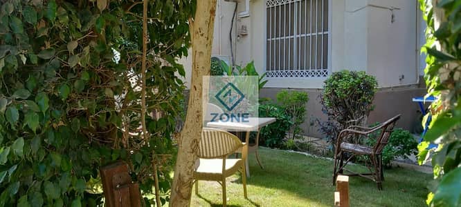 Furnished apartment for rent in Madinaty B1 124 sqm area plus a 50 sqm garden