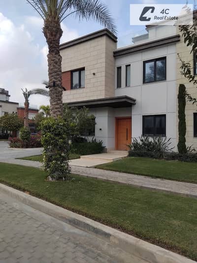 Lowest price corner townhouse for immediate occupancy in Azar 2 Compound, Fifth Settlement, with installments available. Open view landscape,