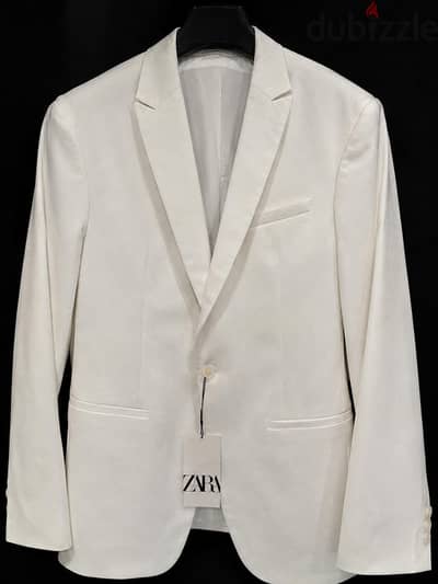 NEW ZARA BLAZER OFF WHITE بليزر زارا اوف وايت جديد