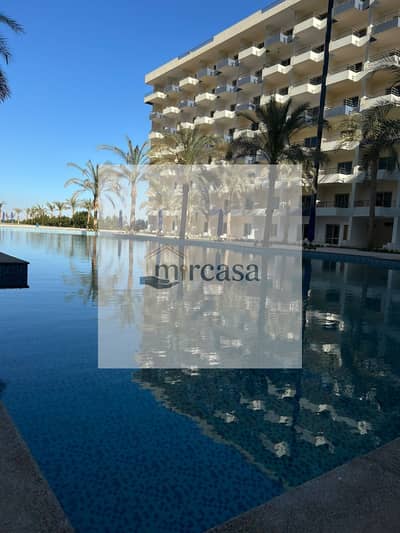 Chalet 115m for sale in Viva Coast, sea view and swimming pool, luxurious finishing, immediate delivery and installment up to 4 years
