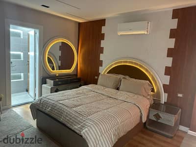 For rent: furnished apartment in Al-Rehab, 99 square meters