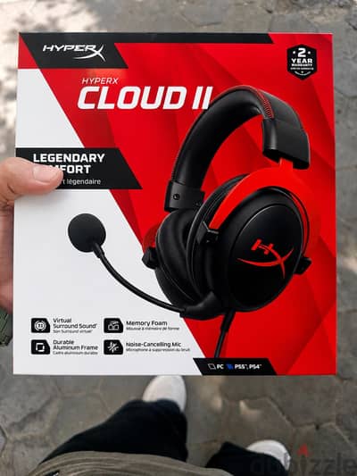hyper x cloud 2 استعمال خفيف جداً