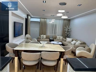 A furnished apartment is available for rent in Rehab City, ultra super deluxe, in front of Avenue Mall